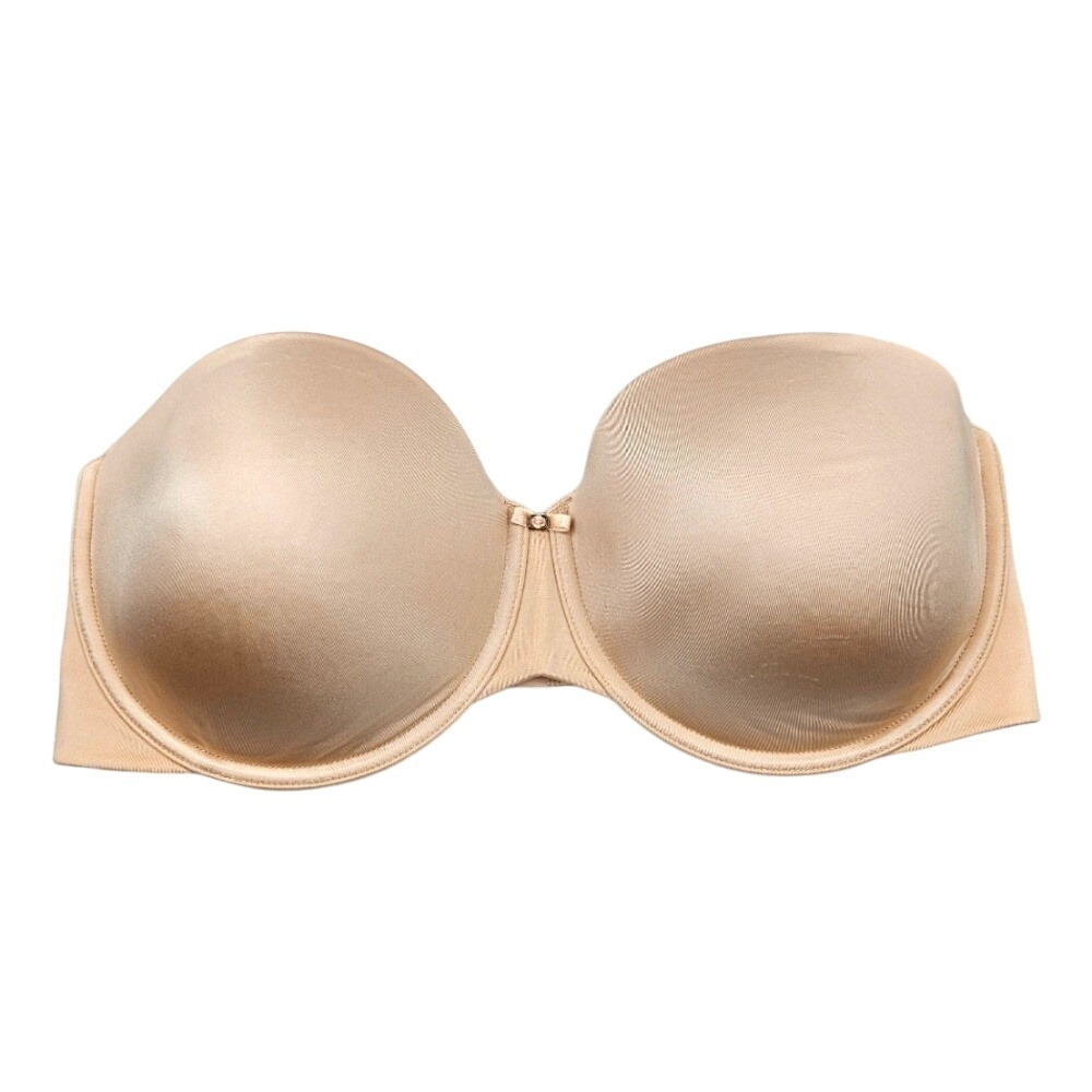 Vanity‎ Fair Seamless Nude Molded Cups Strapless With Optional Straps Bra 40D